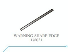 WARNING SHARP EDGE 178031